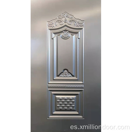 Placa de metal en relieve decorativa